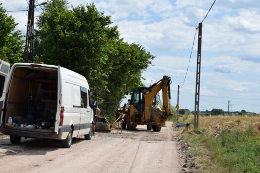 Prace remontowe na drodze w Mircu-Majoracie III
