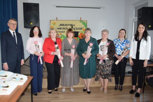 Podziękowania dla pań bibliotekarek z gminy Mirzec