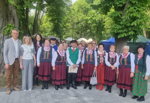 reprezentanci gminy Mirzec podczas 48 Buskich spotkań z folklorem