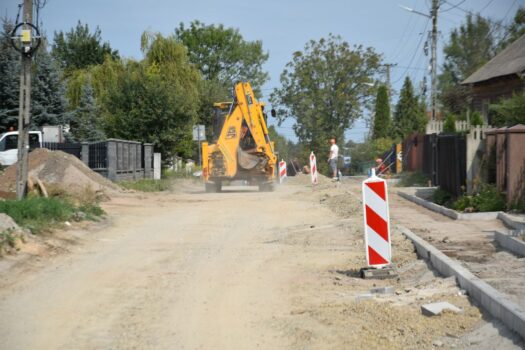 Remont drogi w Trębowcu