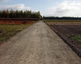 Tychów Stary – Mirzec-Czerwona. Powstaje kolejny odcinek drogi do pól