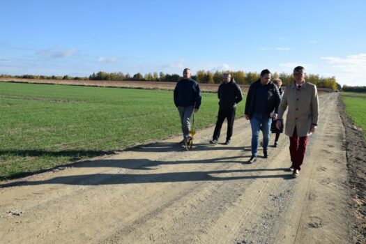 Odbiór drogi do pól Mirzec Czerwona - Tychów Stary