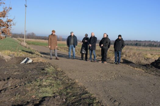 Odbiór drogi dojazdowej do gruntów rolnych w Mircu-Majoracie