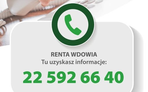 Informacja renta wdowia