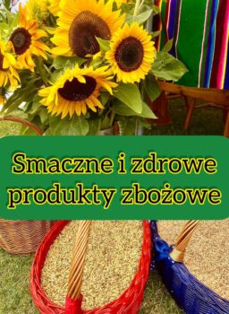 plakat smaczne i zdrowe produkty zbożowe