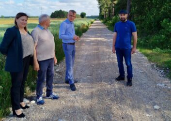 Gminne drogi po remontach cząstkowych